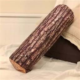 Meşe Odunu Tasarımlı Yastık resmi